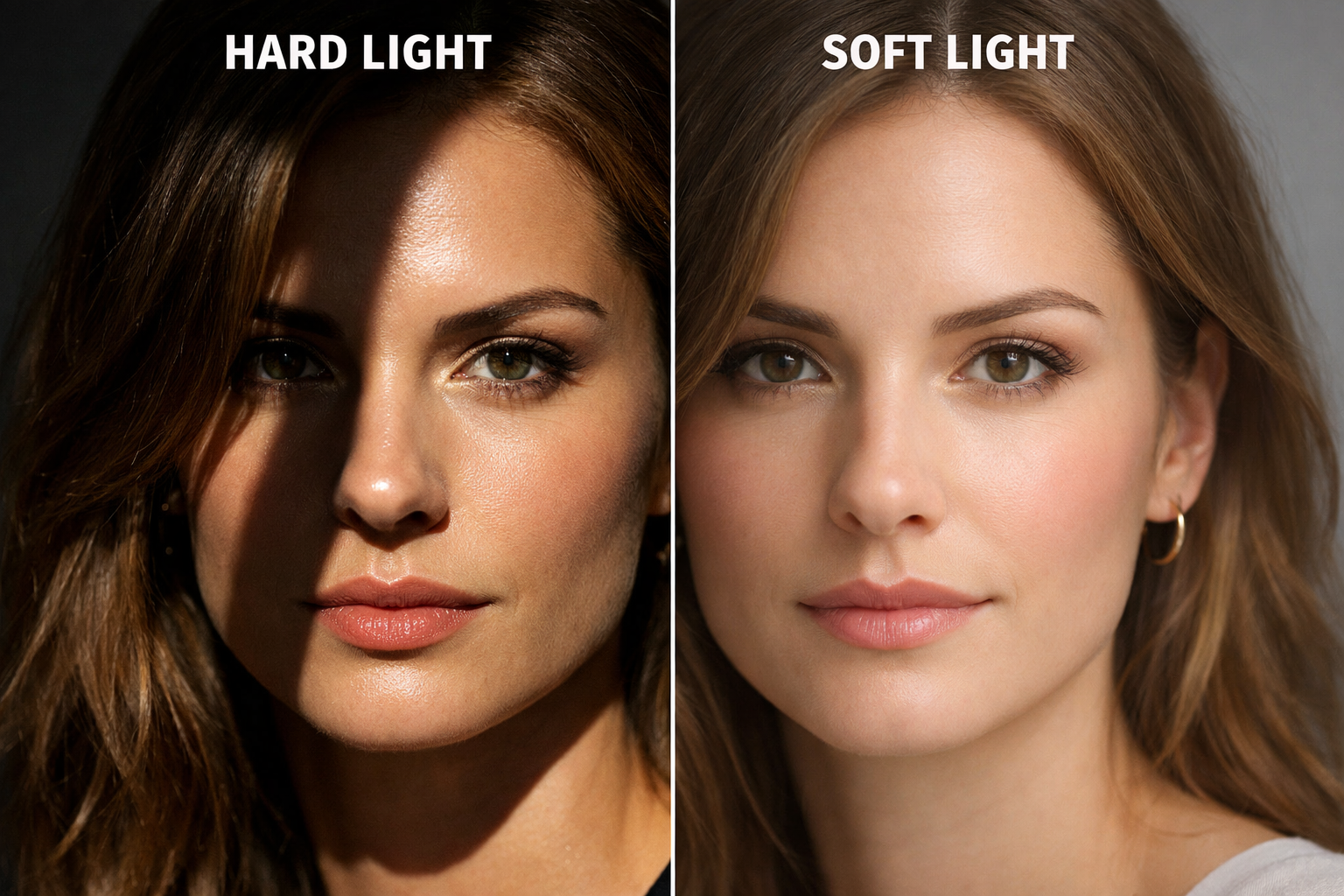 Sert ve yumusak isik arasindaki fark