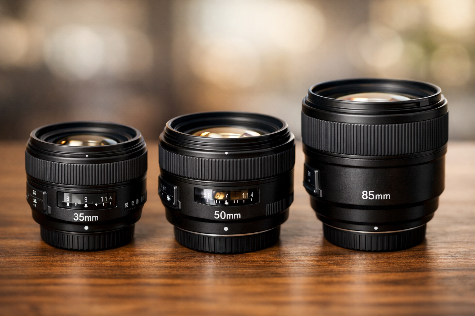 Farkli odak uzakliklarinda portre karsilastirmasi